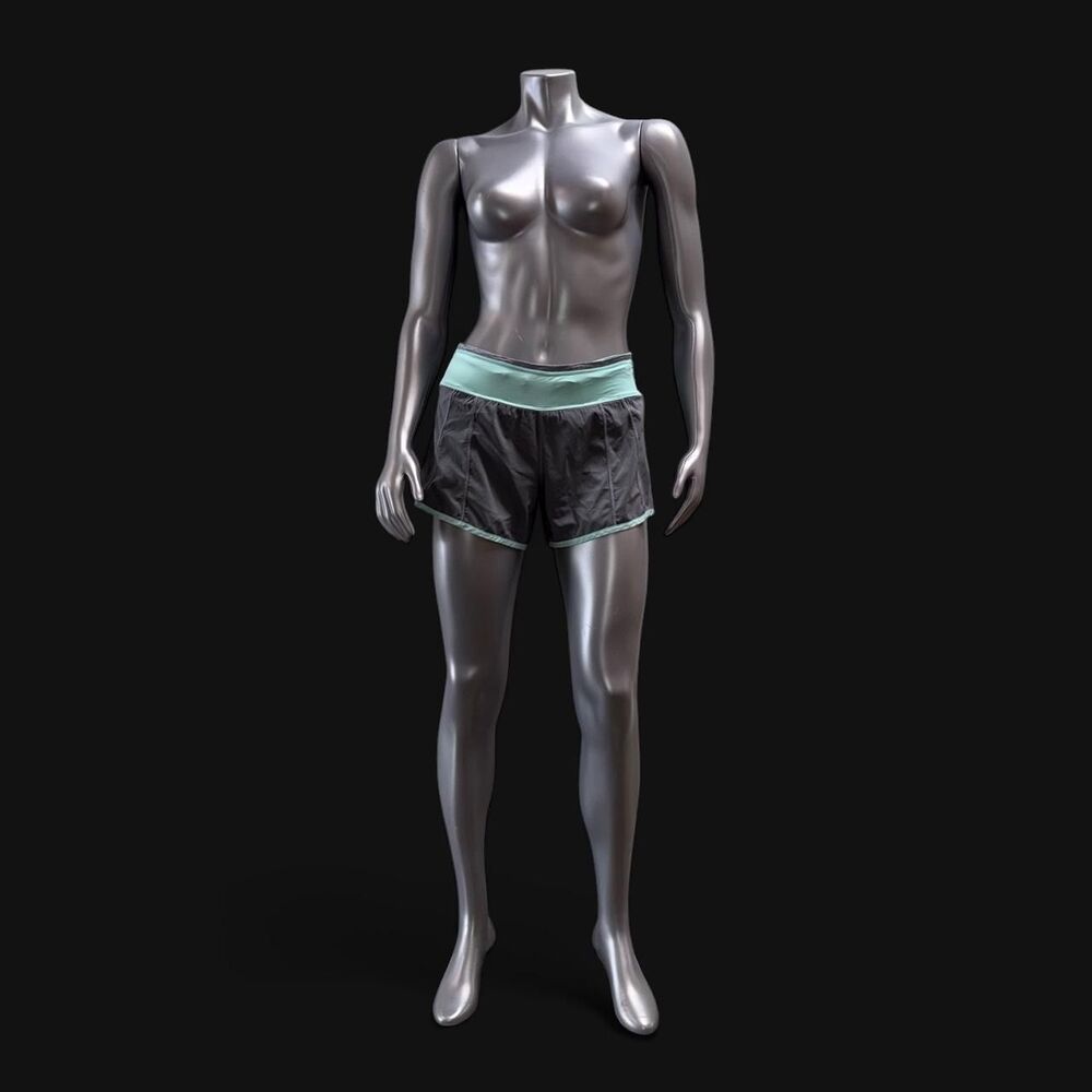 Lululemon Women's Green and Grey Shorts